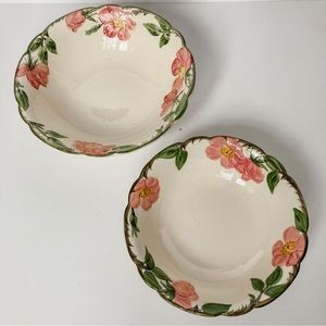 Franciscan Desert Rose Bowls
